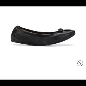 Salvatore Ferragamo Black My Joy Leather Slip-On Ballet Flats